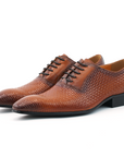 Ducapo Cognac Weave Shoes