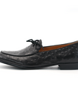 Ducapo Noir Ostrich Loafers