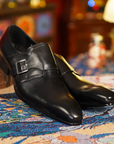 Ducapo Obsidian Buckle Shoes