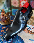 Ducapo Obsidian Buckle Shoes