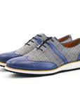 Ducapo Oxford Blue Sneakers