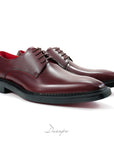 Polished Burgundy Derby Shoes D1270