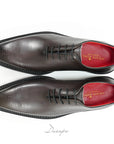 Sleek Leather Brogue Oxford Shoes D1273