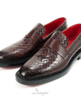 Woven Textured Loafers D1279