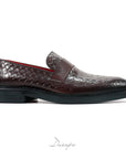 Woven Textured Loafers D1279