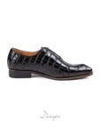 Glossy Embossed Crocodile Oxford D1286