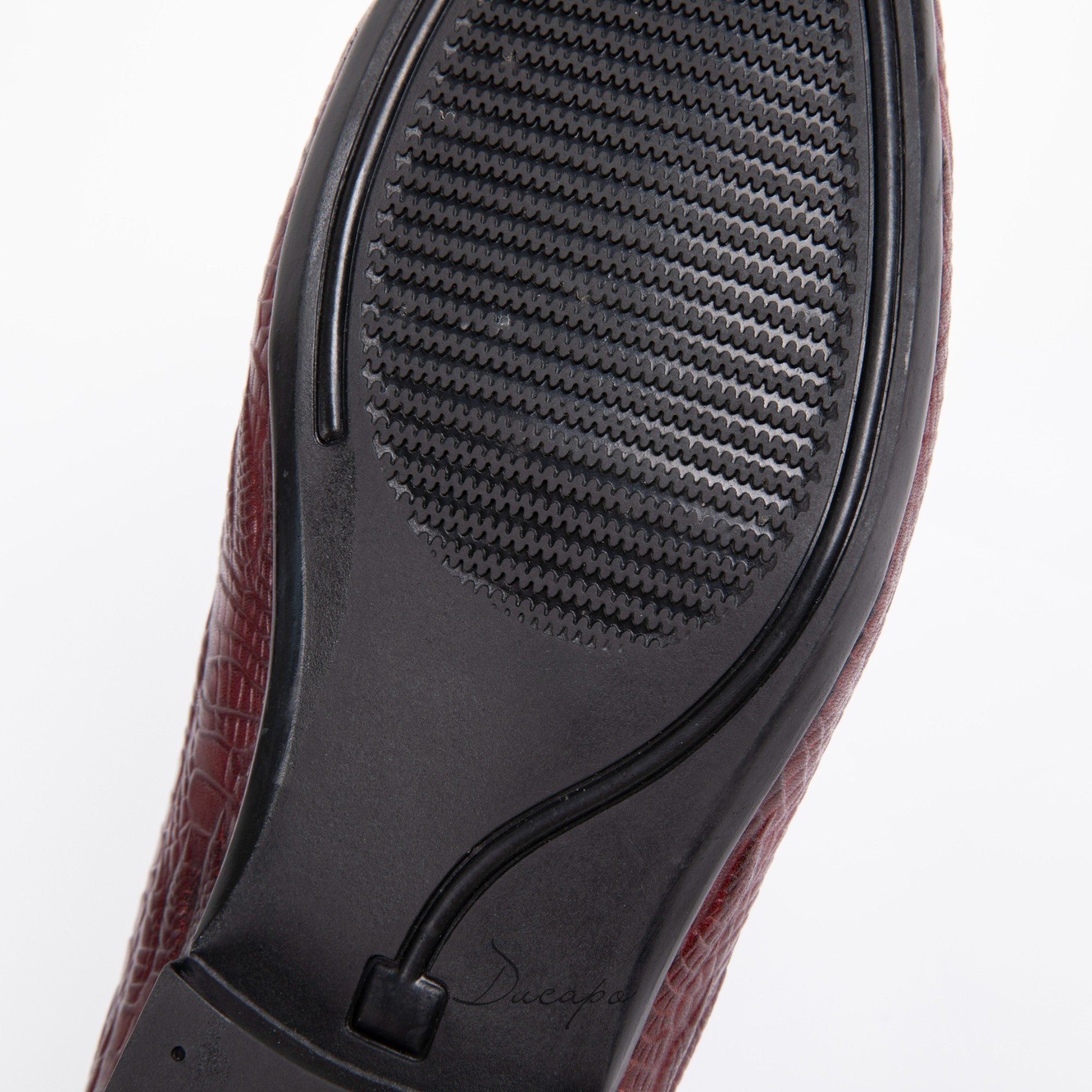 Elegant Embossed Crocodile Loafers D1292