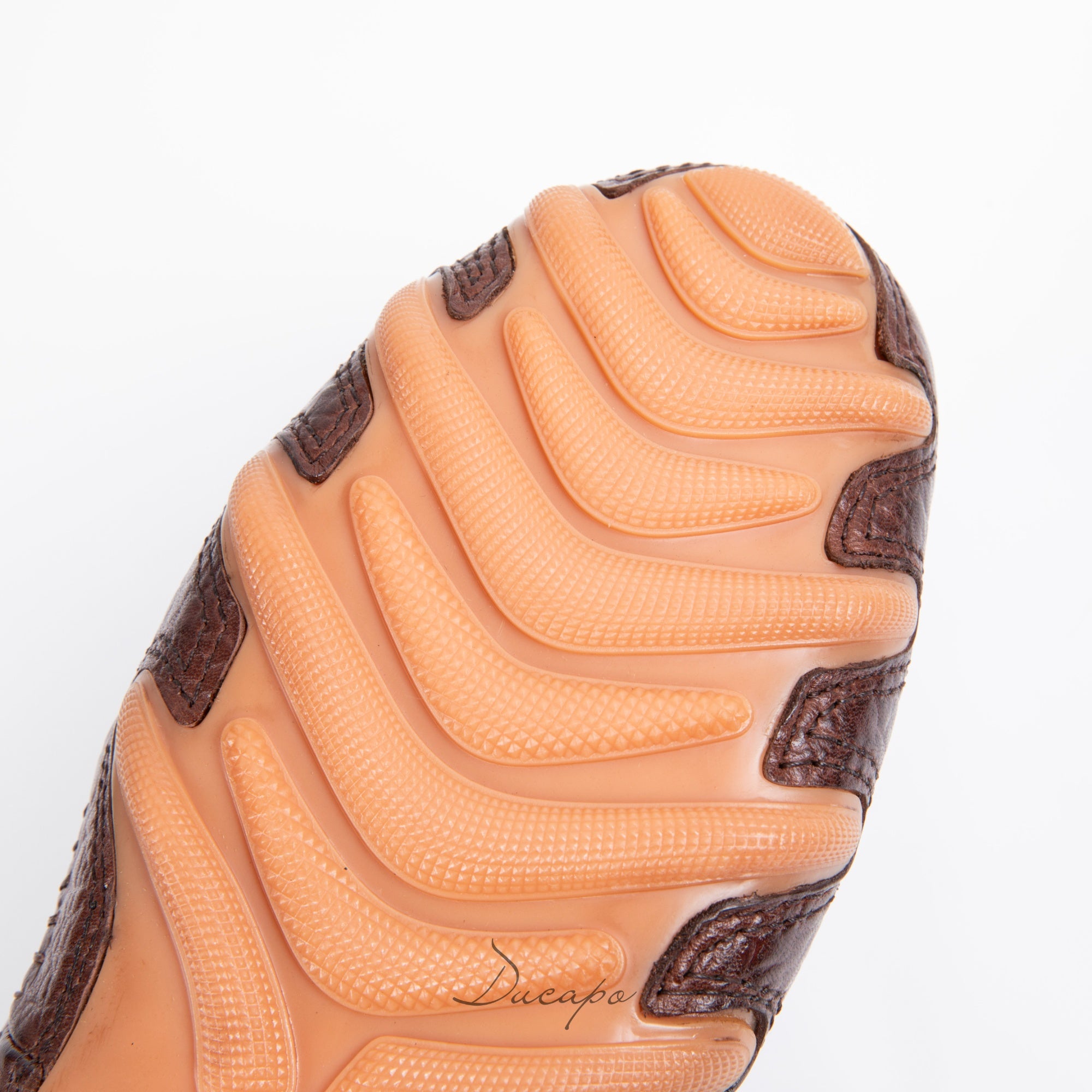 Luxury Brown Croc Driving Loafers D1296