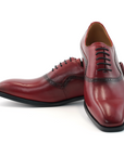 Ducapo Radiant Red Formal Oxfords