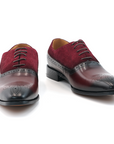 Ducapo Burgundy Brogue Oxfords