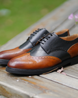 Ducapo Smoky Walnut Wingtip Derby Shoes