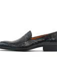 Ducapo Black Dotted Loafers