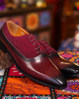 Ducapo Burgundy Brogue Oxfords