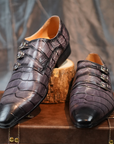Ducapo gestreifte klassische Schuhe