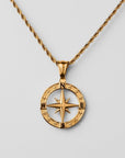 Compass Pendant Necklace A5021