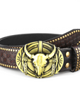 Western Cowboy Buckle Leather Belt B5008