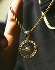 Compass Pendant Necklace A5021