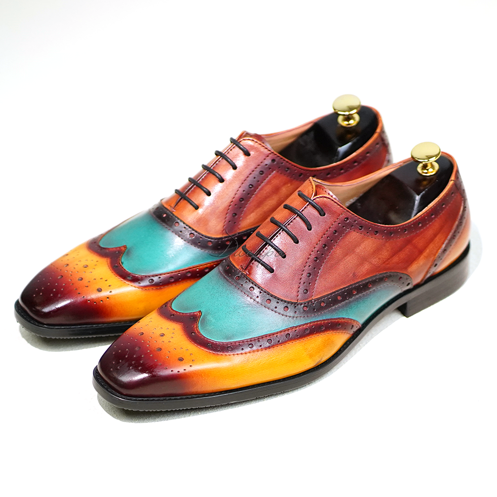Chaussures habillées peintes colorées Ducapo